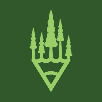 Pencil with tree concept Stock Illustration