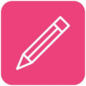 Pencil Vector Icon Design Illustration Stock Illustration
