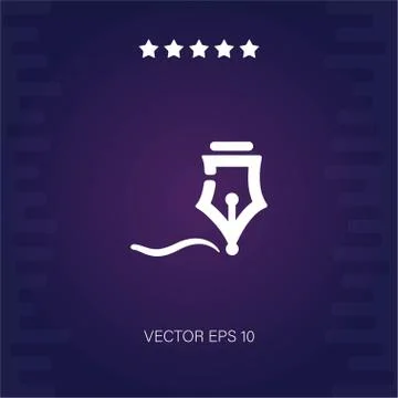 Pencil vector icon Stock Illustration