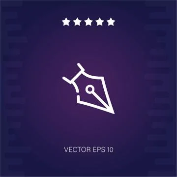 Pencil vector icon Stock Illustration