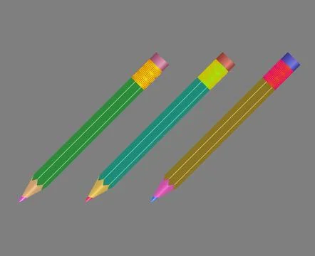 Pencil vector icon Illustrazione stock