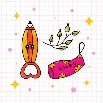 Pencil Vector Stock Illustration