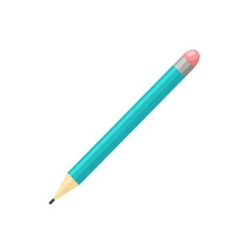 Pencil vector isolated Stock Illustration