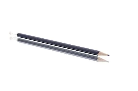 Pencil on white Stock Photos