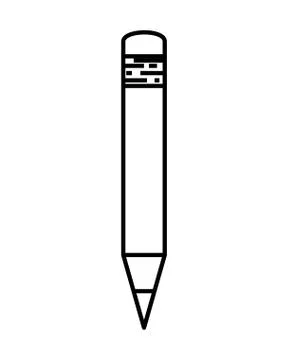 Pencil write isolated icon 스톡 일러스트