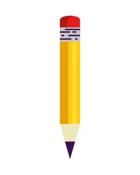 Pencil write isolated icon Stock Illustration