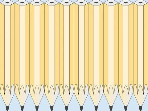 Pencils background Stock Illustration