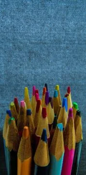 Pencils in a bunch. It doesnt matter what color you are if youre connected wi Stock Photos