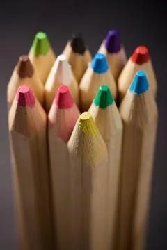 Pencils close up Fotos de archivo