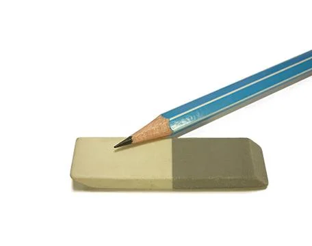 Pencils with an eraser Foto stock