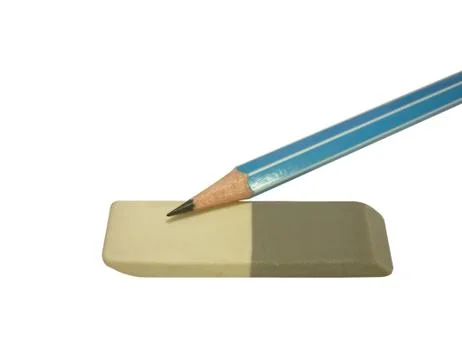 Pencils with an eraser Stock Photos