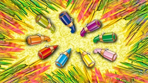 Pencils Stock Footage 135222542