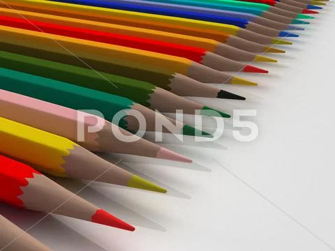 Pencils Stock Illustration