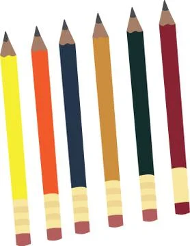 Pencils Stock Illustration