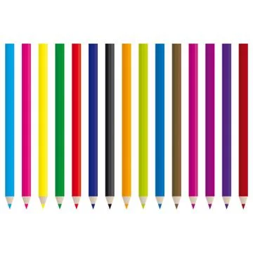 Pencils Stock Illustration