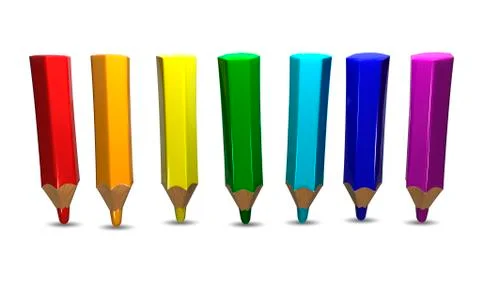 Pencils Stock Illustration