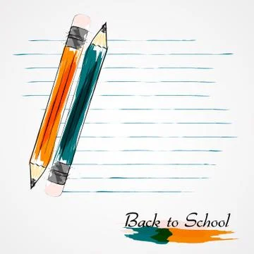 Pencils Stock Illustration