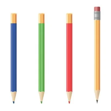Pencils Stock Illustration