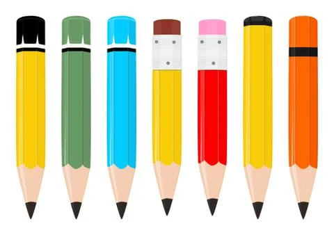Pencils. Stock Illustration