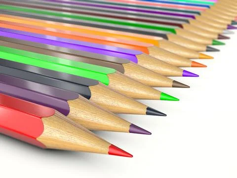 Pencils Stock Illustration
