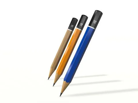 Pencils Stock Illustration