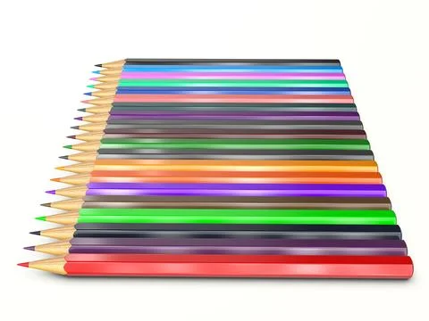 Pencils Stock Illustration