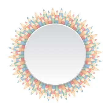 Pencils Isolated Illustrazione stock