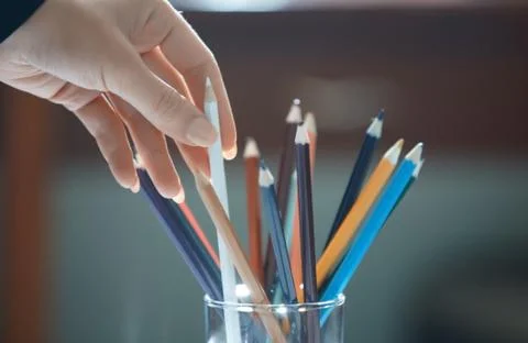 Pencils Foto stock