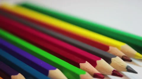 Pencils Rotate Stock Footage 41887525