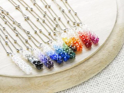 Pendant crystals Stock Photos