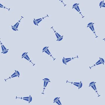 Pendant lamp ceiling glyph seamless pattern Stock Illustration
