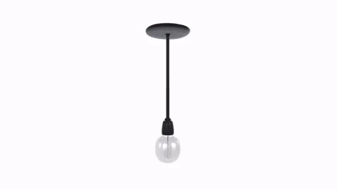 Pendant light isolated on white background Stock-Footage 306785394