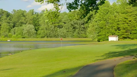 Penderbrook Golf Course 2 Video stock 243780190