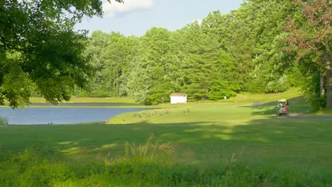 Penderbrook Golf Course 4 Video stock 243779926