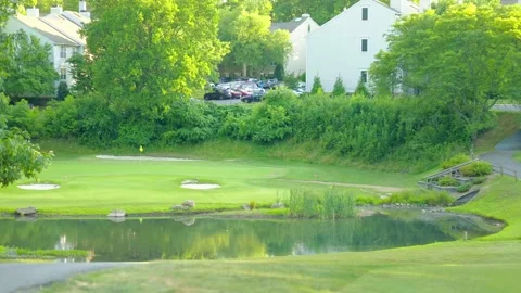 Penderbrook Golf Course 7 Video stock 243780164