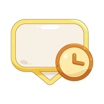Pending chat bubble Иллюстрация
