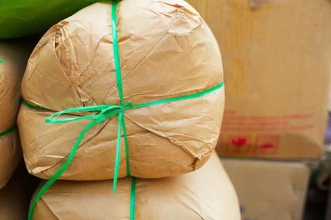 Pending delivery package Stock Photos