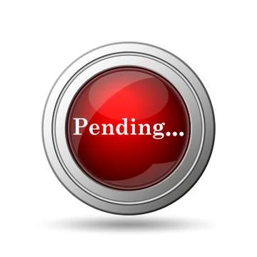 Pending icon Illustrazione stock