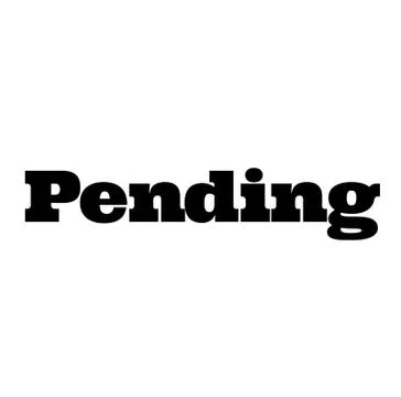 Pending stamp on white Stock Illustration