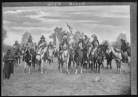 Pendleton, Oregon. Indiand Ready for the War Path Copyright: xpiemagsx dft... Stock-Fotos