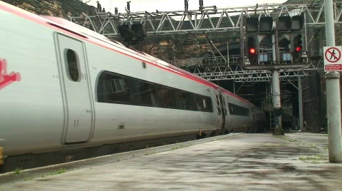 Pendolino high speed train 4 Stock Footage 360322
