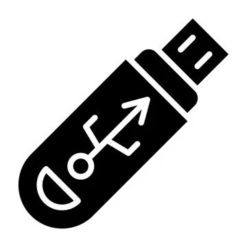 Pendrive Vector Icon Design Illustration Stock Illustration