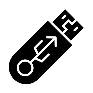 Pendrive Vector Icon Design Illustration Stock Illustration