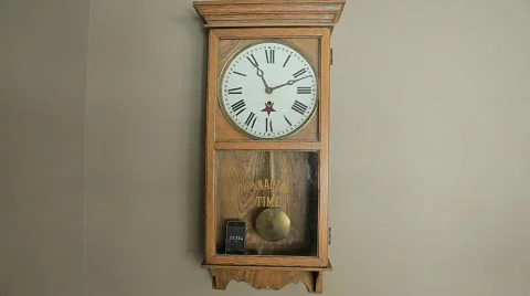 Pendulum and Digital Clocks Stock Footage 653415
