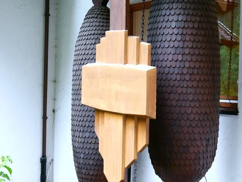 Pendulum and weights from watches Stock Footage 78029347