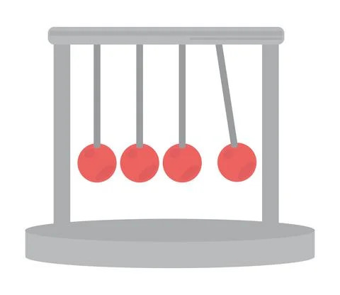 Pendulum balls icon Stock Illustration