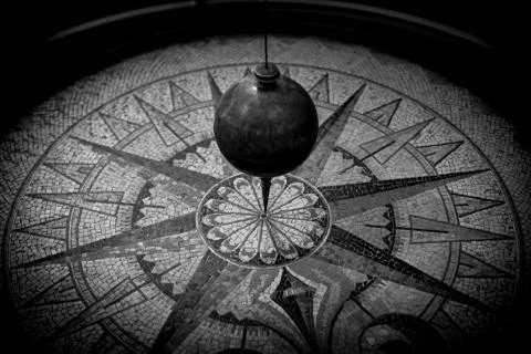 Pendulum  - black and white image Stock Photos