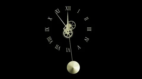 Pendulum clock 库存影片 10598182