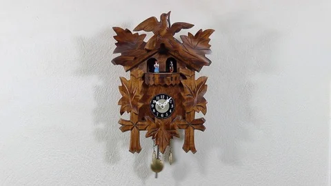 Pendulum clock Stock Footage