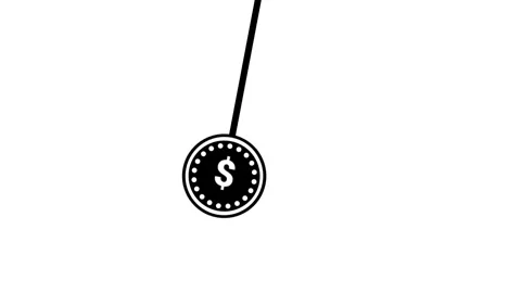 Pendulum Coin Motion Stock Footage 335815184